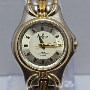 Womens Berenger 25mm Gold Watch 1 Micron 16/23 kt Solid Brass Case New Battery